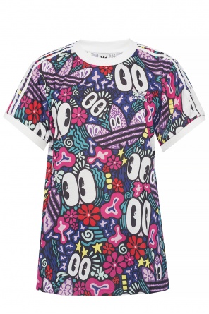Wzorzysty t-shirt z wyszytym logo, zdjęcie 1 Wzorzysty t-shirt z wyszytym logo od ADIDAS Originals